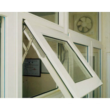 Double Glazing PVC Awning Window Top Hung Window